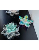 Bomboniera offerta fiori cristallo e resina